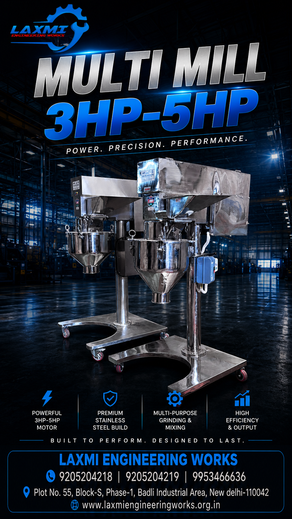 Laxmi Engineering Multi Mill Machine